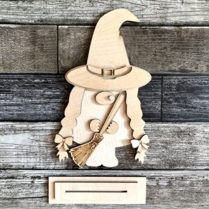 Witch Gnome Wood Blank