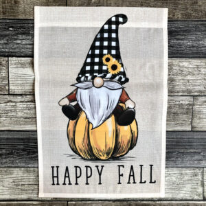 Happy Fall Gnome Flag