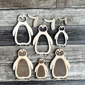 Penguin Family Ornament Set 