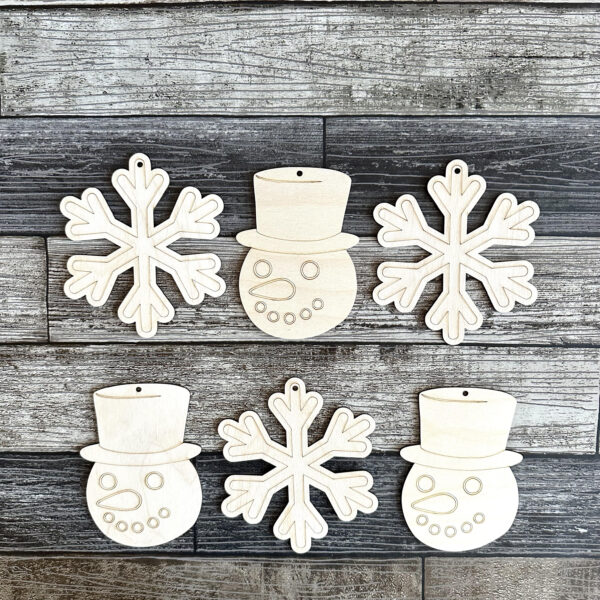 Snowman Snowflake Set