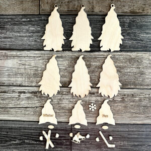Winter Fun Gnome Ornament Set