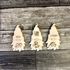 Dog Lover Gnome Ornaments