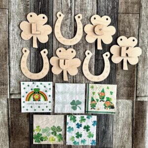 Luck Garland with Decoupage Napkins